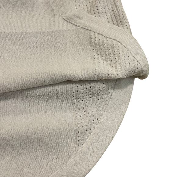 J Brand Knit 2-Pc Set Sweater Top & Skirt | White Stretch Textured Knit M NWOT - Picture 8 of 10